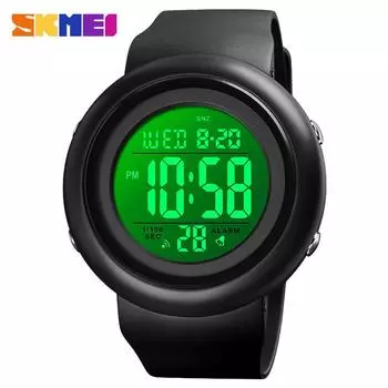 Moment beauty skmei многофункциональные мужские электронные часы, водонепроницаемые мужские и женские электронные часы для студентов, для занятий спортом на открытом воздухе