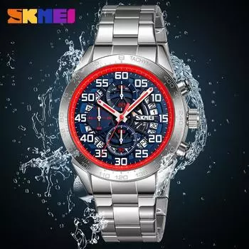 Moment Beauty Three Eyes Six Needles Многофункциональные мужские часы Универсальные деловые часы Модные спортивные кварцевые часы