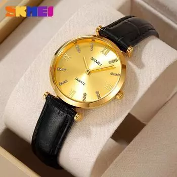 Moment красивая женщина новые часы нишевые высокие женские часы простые кожаные подарочные часы Шэньчжэнь часы