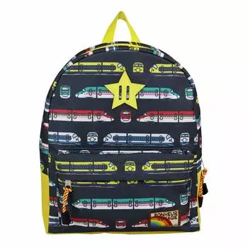 [Momentum Kids] Рюкзак для детей, для мальчиков, транспортные средства, синкансэн, черный чёрный