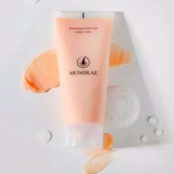 Momirae Scalp Scaler с гималайской розовой солью 200 г, 1 шт.