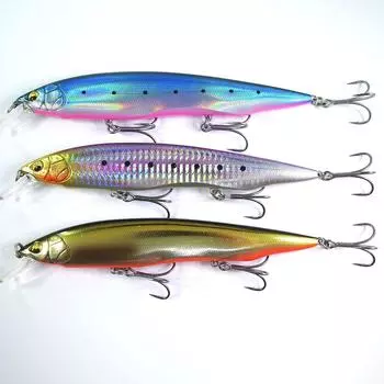 Momo Lure Flat Side Big Minnow 160mm Slow Sinking SW Specification Assorted Set Pieces Assorted [Momo Lure] (3 01)