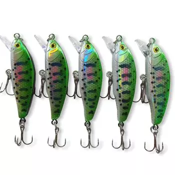 Momo Lure Mountain Stream Trout Lure Heavy Sinking Minnow D Flat 44mm Model with tungsten For contact insight with Yamame Set package [Momo Lure] 4.3g