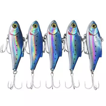 momo lure sea bass lure vibration knife edge vibe 70ES 55ES high performance small blue fish cherry salmon standard lure (55mm - sardine)