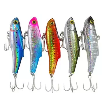 momo Lure Seabass Lure Vibration Knife Edge Vibe 70ES 55ES High Performance Small Blue Fish Sakura Trout Standard Lure Assortment (70mm - 02)
