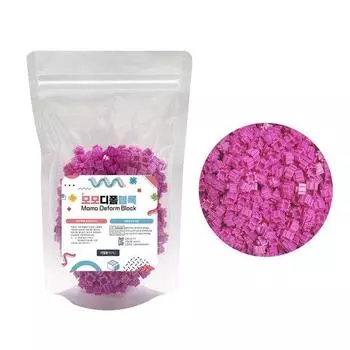 Momodi Foam Block Дополнительный продукт 03 Непрозрачный 500 шт. Темно-розовый