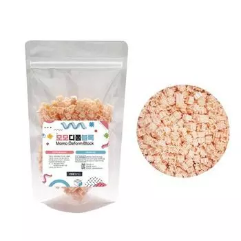 Momodi Foam Block Дополнительный продукт 07 Непрозрачный 500 шт. Персиковый