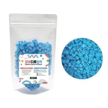 Momodi Foam Block Дополнительный продукт 17 Непрозрачный 500 шт. Светло-голубой