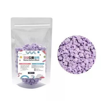 Momodi Foam Block Дополнительный продукт 20 Непрозрачный 500 шт. Светло-фиолетовый