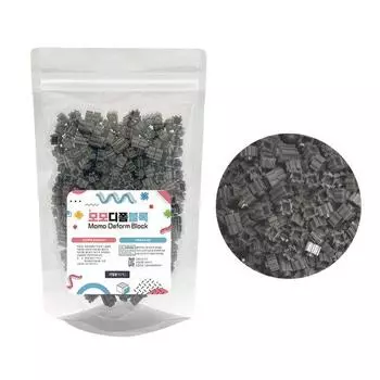 Momodi Foam Block Дополнительный продукт 25 Непрозрачный 500 шт. Темно-серый