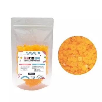 Momodi Foam Block Дополнительный продукт 34 Прозрачный 500 шт. Оранжевый