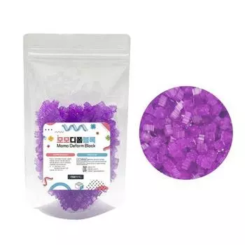 Momodi Foam Block Дополнительный продукт 41 Прозрачный 500 шт Фиолетовый