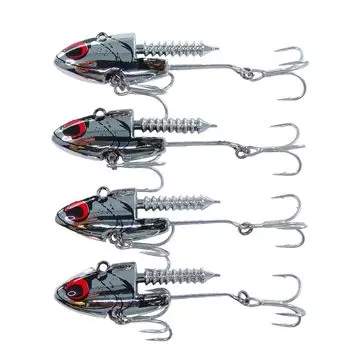 Momoru lure sea bass lure metal jig metal vibration shad jig head shad body jig head 4 [momo lure] MVS-16 MVS-22 MVS-28 (42g pieces) серебряный
