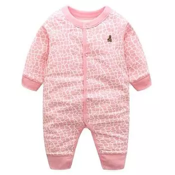 Moms Care Mini Bear Full Snap Long Square 6м, лучшая детская одежда из Кореи