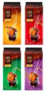 Mon Cafe Drip Coffee 4 вида в ассортименте 32P (Премиум, Мокко, Килиманджаро, Киото) [Покупка набора]