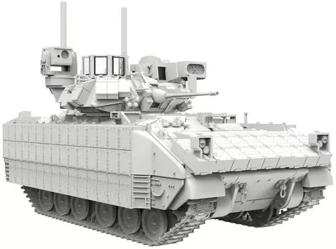 Mon Model Американская боевая машина пехоты M2A3 Bradley BUSK III Пластиковая модель 1/72 M72-005 (танк)