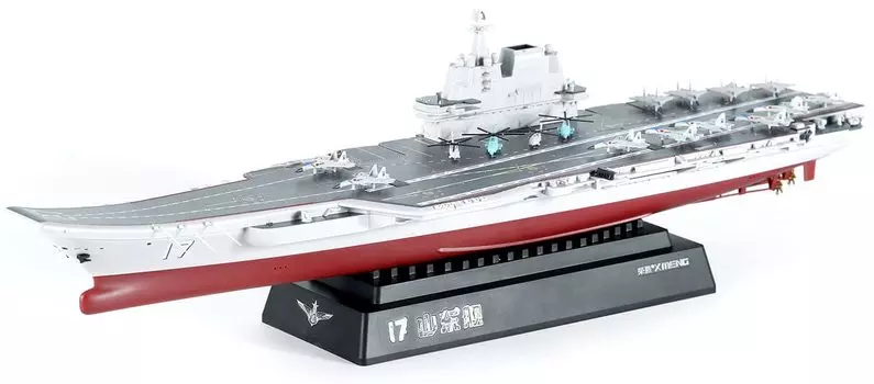 Mon Model Chinese Liberation Army Navy Aircraft Carrier Shandong Multicolor Molding Version Plastic Model Molding Color 1/700 People s MPS-006S