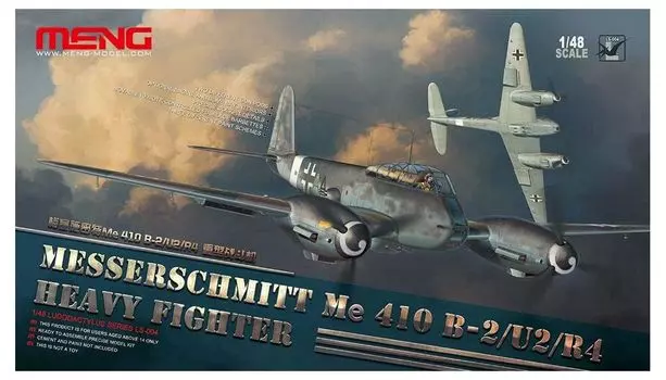 Mon Model Messerschmitt Heavy Fighter Пластиковая модель 1/48 Me410B-2/U2/R4 MENLS-004