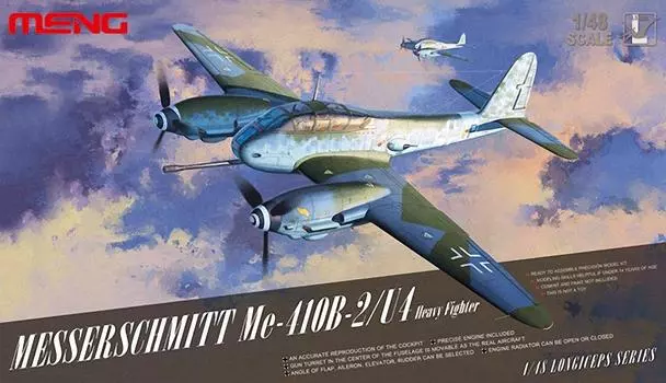 Mon Model Messerschmitt Heavy Fighter Пластиковая модель 1/48 Me-410B-2/U4 MENDS-005