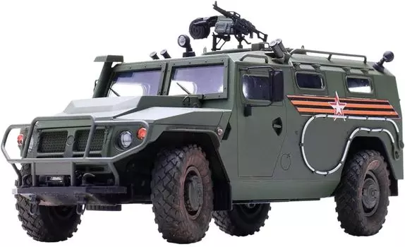 Mon Model Russian GAZ 233115 Tiger M High Mobility Armored Vehicle Пластиковая модель 1/35 MENVS-008