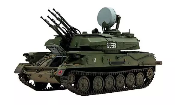 Mon Model Русская армейская пушка Шилка Пластиковая модель MTS023 1/35 Самоходная зенитная установка ЗСУ-23-4