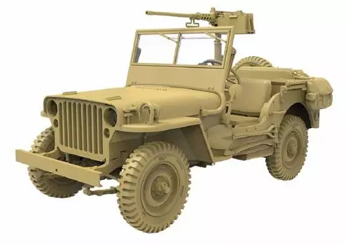 Mon Model US Army Small Military Vehicle Willys MB Пластиковая модель MVS011 1/35