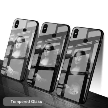 Мона Лиза черный силиконовый чехол для телефона Redmi note 8 7 Pro S 8T для redmi 9 7A Cover Shell Redmi Note 6