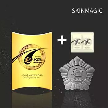 Monagra mildly acidic shampoo bar solid shampoo hair loss care natural soap, 1 piece