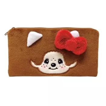 Monchichi x Hello Kitty [Косметичка] Плоская косметичка