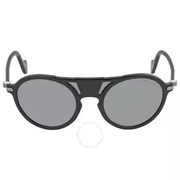 Moncler Grey Pilot Unisex Sunglasses ML0053 01B 00