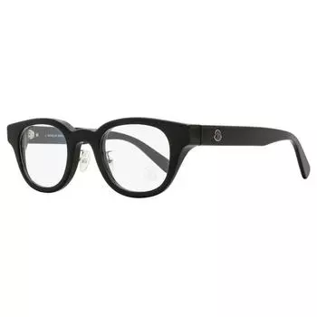 Moncler Мужские очки альтернативной посадки ML5157D 001 Черные 46 мм 001
