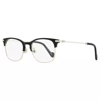 Moncler Мужские прямоугольные очки ML5079D 001 черные/рутений 54 мм