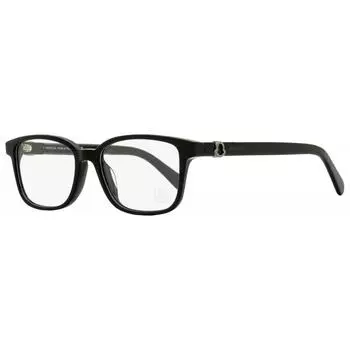 Moncler прямоугольные очки унисекс ML5169D 001 черные 52 мм 001