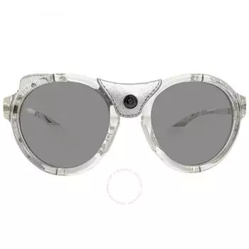 Moncler Серые круглые солнцезащитные очки унисекс ML0046 26C 52