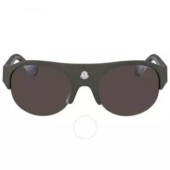 Moncler Зеркальные круглые солнцезащитные очки унисекс Roviex ML0050 98L 60