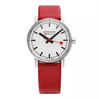 Mondaine Mse.35110.lc Railway Evo 2 Public кожаные часы MSE.35110.LC