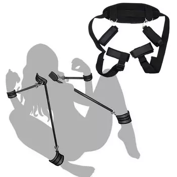[MONEON] M-образные раздвинутые ноги SM пояс SM товары бондаж косплей раб сдержанность кандалы взрослая игрушка играть экстремальный дешевый популярный SM женщины SM