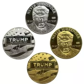 Монета 47-й Президент Великий Человек Памятная Монета Второй Президентский Срок One Size золотой