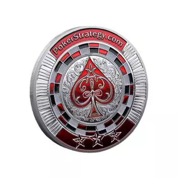 Монета «Кардинал Сердце» Позолоченная медаль Игровая монета Золотая монета Любовь Удача Магия Памятная монета Домашнее украшение Внутреннее украшение 1pc золотой