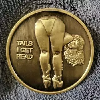 Монета «Коллекционный предмет» Lucky Charm Bikini Baby Challenge — античная бронзовая отделка, идеально подходит для маркера мяча для гольфа и защиты покерных карт, идеальный подарок для мужчин