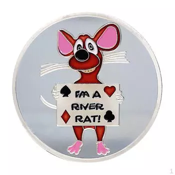 Монета покерных карт казино из сплава на память