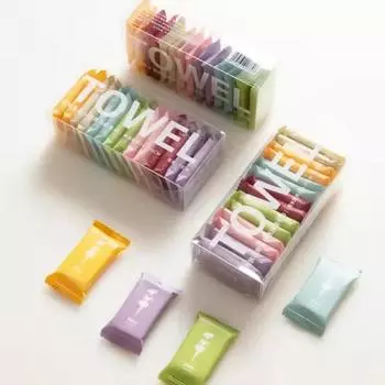 Монета салфетка 7/14 шт сжатое полотенце одноразовый нетканый материал отель дорожные принадлежности влажный халат домашний текстиль сад