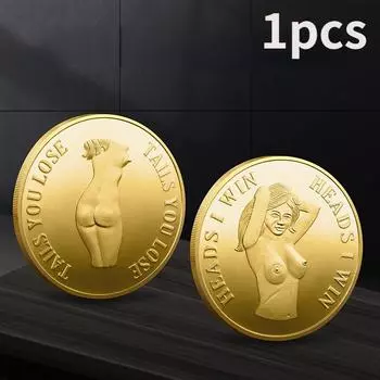Монеты «Счастливая девушка» Монеты «Испытай удачу» Памятные монеты «Красота» Монеты «Сексуальные монеты» style A