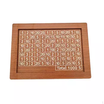 Копилка, деревянная копилка со счетчиком, поделки для взрослых, экономия денег Can Stored 3000 USD