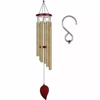 Money Tree 6 Tubes Wind Chimes Bell Good Luck Decorations Home Bell Pendant Home Gardens Courtyards Decorative Lucky Wind Chime