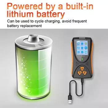 Монитор эквивалентной дозы радиации с цветным дисплеем TFT Многофункциональный электромагнитный ядерный разноцветный