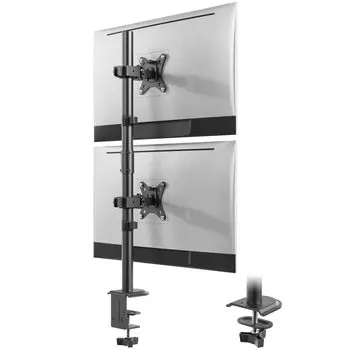 Монитор WORLDLIFT, верхний и нижний, 2 вертикальных двойных длинных стойки, совместимый с грузоподъемностью 9 кг, регулируемый рычаг, экраны, рычаг, 17–32 дюйма,