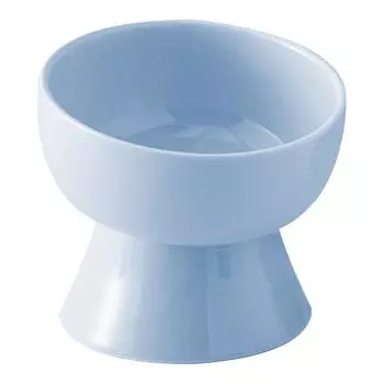 MONIWOLLY Cat Food Керамическая миска для собак и кормушка для кошек под углом 15 градусов с диагональю для собак Корм для кошек уменьшает нагрузку на шею и талию Корм для кошек для питья синий