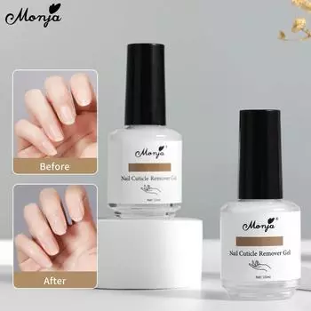 Monja 15 мл флакон для ухода за ногтями, смягчитель омертвевшей кожи для кутикулы, масло-гель для удаления жидкости для салона, DIY маникюр, педикюр, инструменты для ухода за кожей, принадлежности