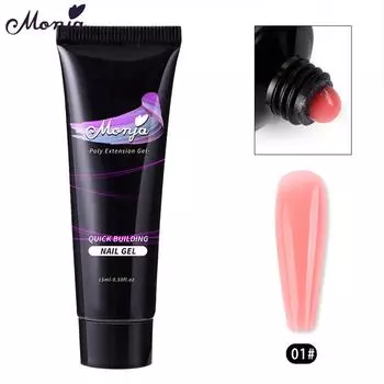 Monja, 15 мл, гели для ногтей, накладные ногти, УФ-цветной лак, наращивание, быстрый маникюр, продление салона, домашний инструмент «сделай сам»